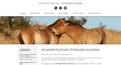 Desktop Screenshot of ethologie-cheval.fr